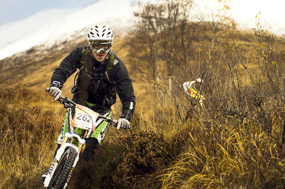 Nothing says 'enduro' more than goggles and an open face helmet