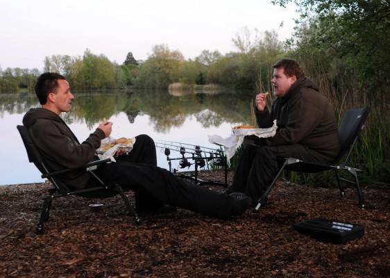 JAMES CORDEN AND JOHN TERRY