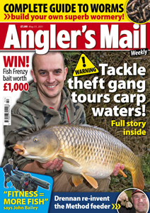 Cut your match bait costs! Read how to build your own wormery in p. 40. It's easy!