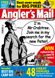 Angler's Mail magazine launches the "Search for Peter" this week - the great issue on sale now!