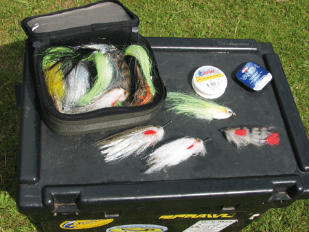 4. MANY COLOURS
Pike flies come in all shapes and sizes. Carry a mixture; some days they want bright flashy flies, and on others, or if the fish have been pressured, more natural-looking flies may be a better choice.