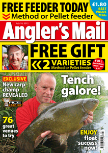 CHECK out the great free gift with this week's Angler's Mail - choose from a flat bed or Method feeder and get great instruction too - what a winner!