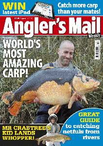 Don't miss this week's issue of Angler's Mail magazine. There's a special interview with the new Kamasan British Open champion - and lots, lots more from the whole world of angling!