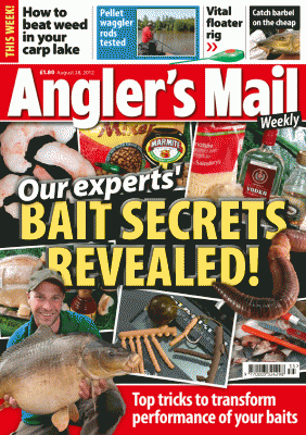 This week's new magazine is a belter - loads of bait tips and brilliant fishing advice. Only £1.80, this mag is an essential purchase. It's in shops from Tuesday, Aug 28.