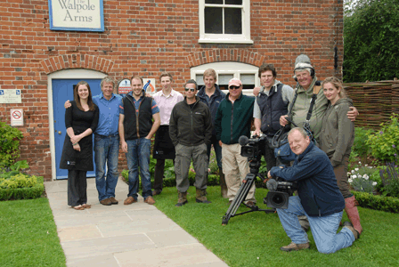 It's in the can! Another successful and fascinating session is completed for this hard-working Crabtree project team.