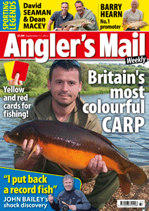 Be sure to read Angler’s Mail magazine – our every tuesday, and only £1.80. Great carp fishing new, carp fishing stories and the whole world of modern coarse angling.