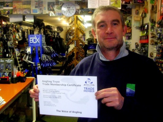 Paul “Woody” Woodward at Woody's Angling Centre