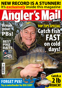 Make the best of your chances with this week's Angler's Mail - catch fast on cold days!