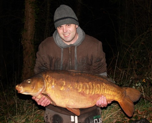 Paul Amos with the Big Lin at 45lb