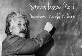 Never too old to learn