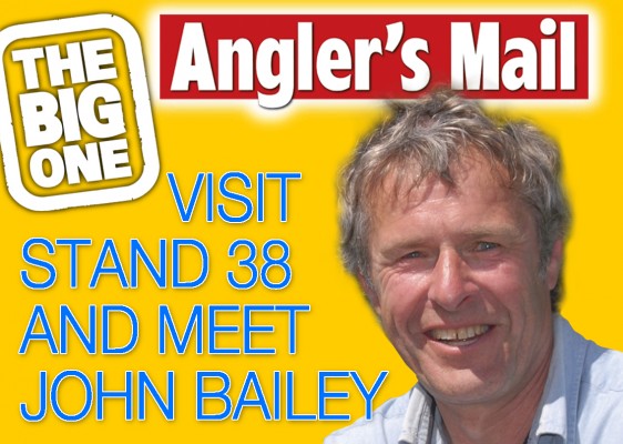 John Bailey will be on the Angler's Mail stand all weekend so make sure you pop by and say hi!