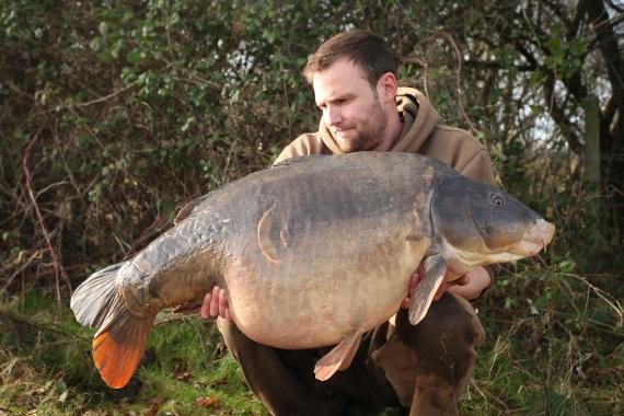 Darell with a huge single scale