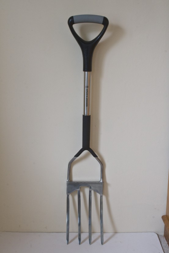 The E-Series Digging Fork made the job easier