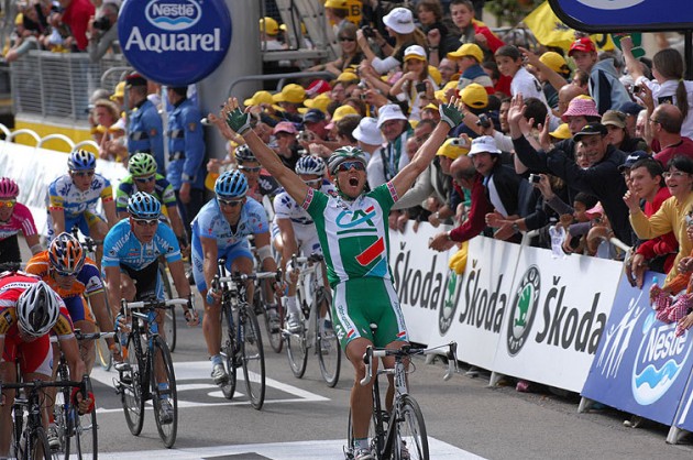 Thor Hushovd Tour de France stage 4