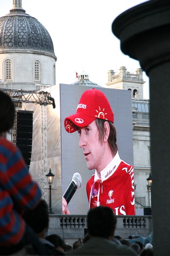 Bradley Wiggins Tour de France 2007 presentation Trafalgar Square