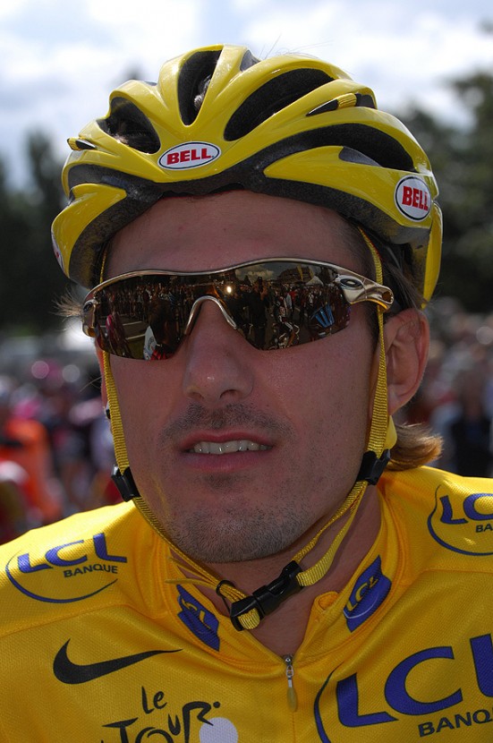 Fabian Cancellara Tour de France 2007 stage three yellow jersey