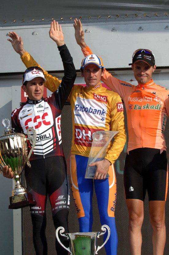 Tour of Spain 2007 final podium Denis Menchov