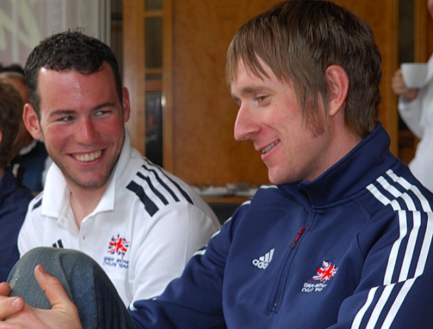 Bradley Wiggins and Mark Cavendish
