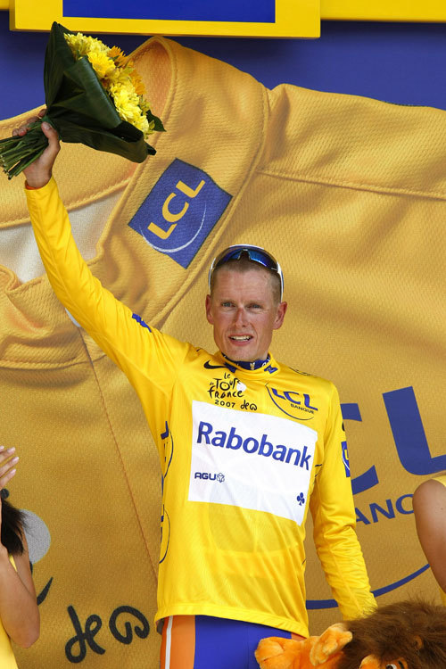 Michael Rasmussen Tour de France 2007 yellow jersey