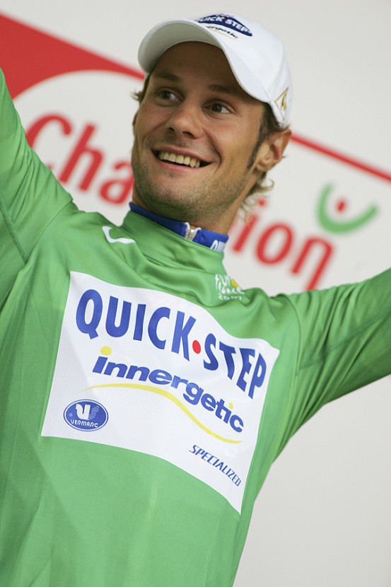 Tom Boonen Tour de France 2007 green jersey