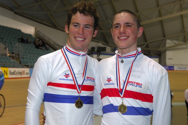 Mark Cavendish Peter Kennaugh Madison National Championships 2008