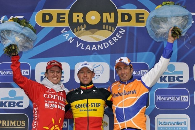 Tour of Flanders 2008 podium