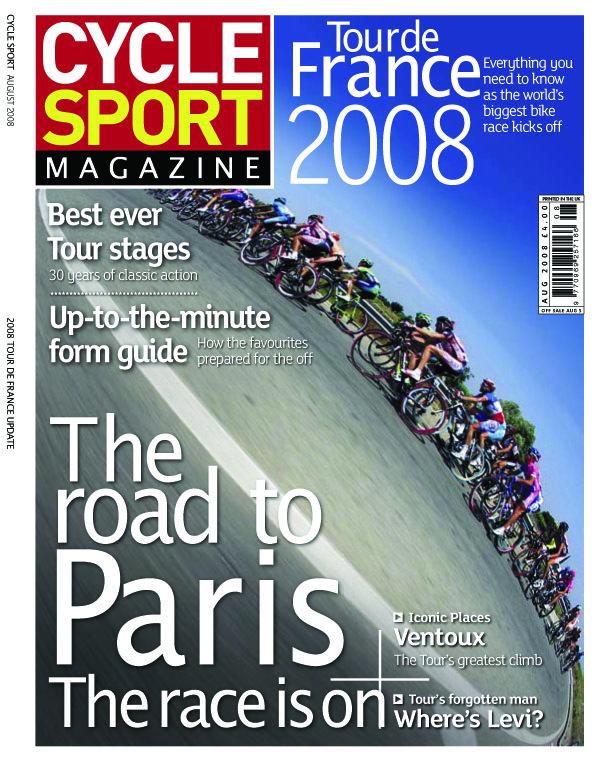 Cycle Sport August 2008 cover