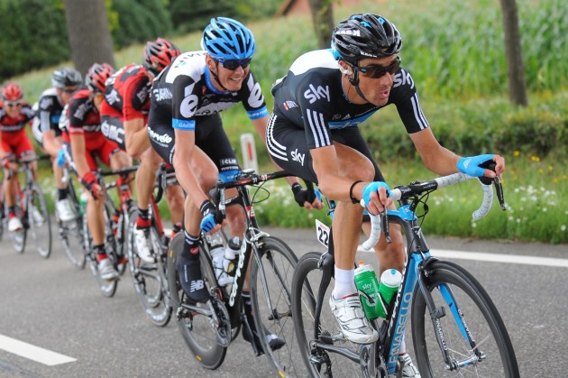 Michael Barry chases, Eneco Tour 2011, stage one