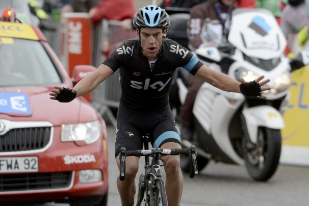 Richie Porte wins the stage, Paris-Nice 2013, stage five