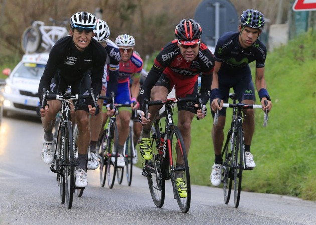 Cadel Evans on stage six of Tirreno-Adriatico 2013