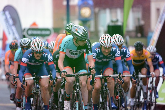 Andy Tennant on the front, Tour Series 2013, Stoke-on-Trent