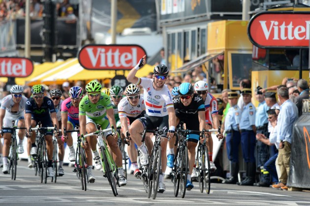 Mark Cavendish wins, Tour de France 2013, stage five