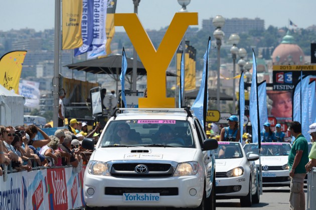 Yorkshire caravan, Tour de France 2013, stage five