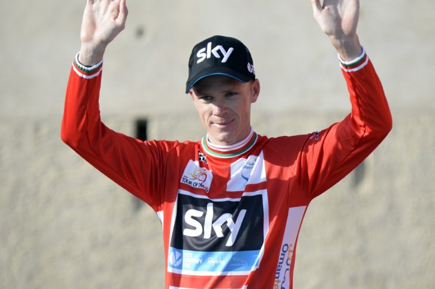 Chris Froome wins stage five of the 2014 Tour of Oman