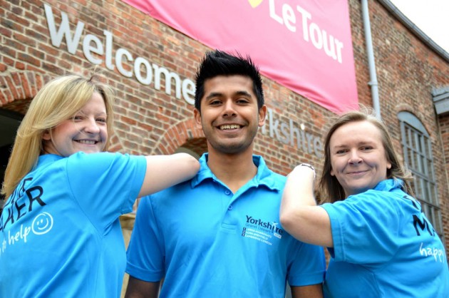 TMs (l-r) Becky, Vijay, Claire