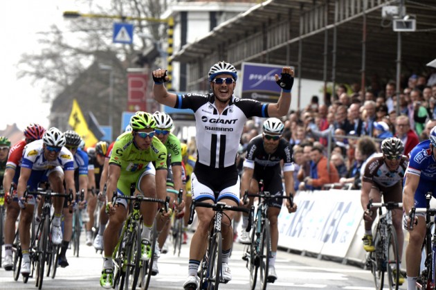John Degenkolb wins the 2014 Ghent-Wevelgem