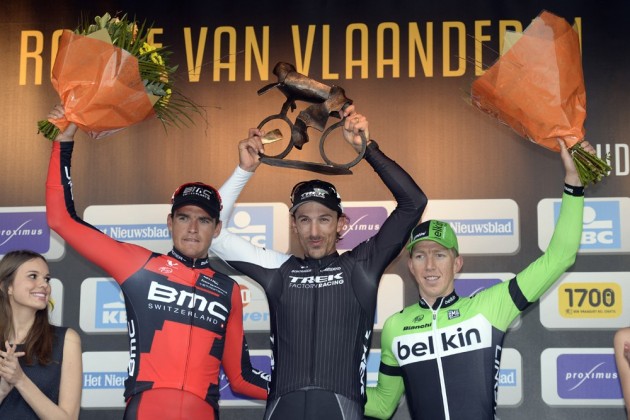 Tour of Flanders podium 2014