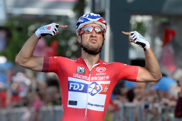 Nacer Bouhanni wins stage 10 of the 2014 Giro d'Italia
