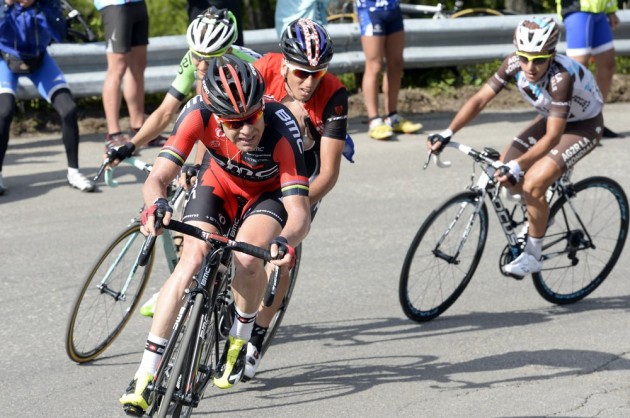Cadel Evans on stage fifteen of the 2014 Giro d'Italia