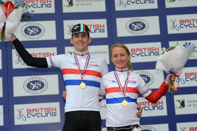 Scott Davies (under 23) and Emma Pooley (women), British time trial champions