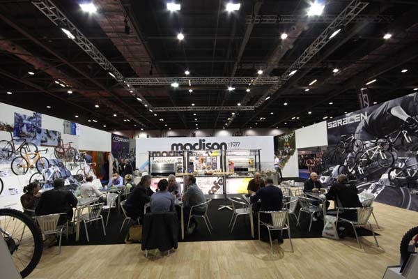 Madison stand & cafe, London Bike Show 2012