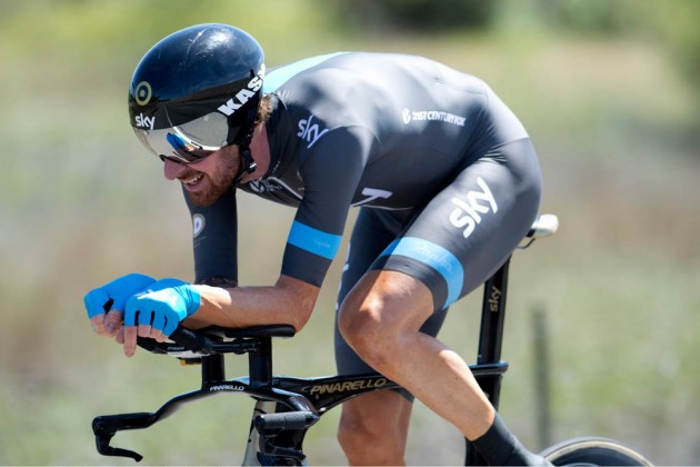 Bradley Wiggins, Stage 2 time trial in Folsom, CA