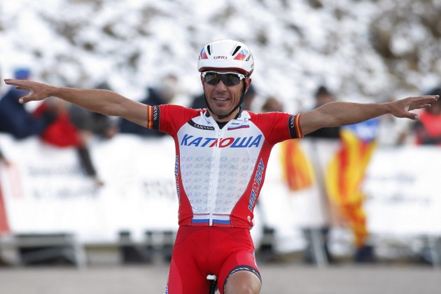 Joaquin Rodriguez wins stage three of the 2014 Tour of Catalonia