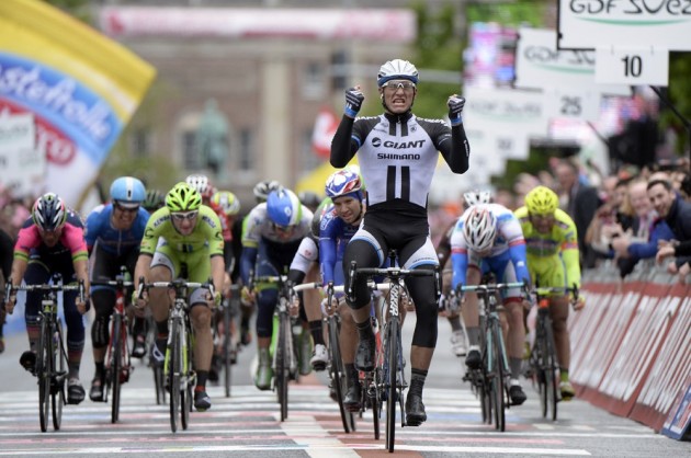 Marcel Kittel wins stage two of the 2014 Giro d'Italia