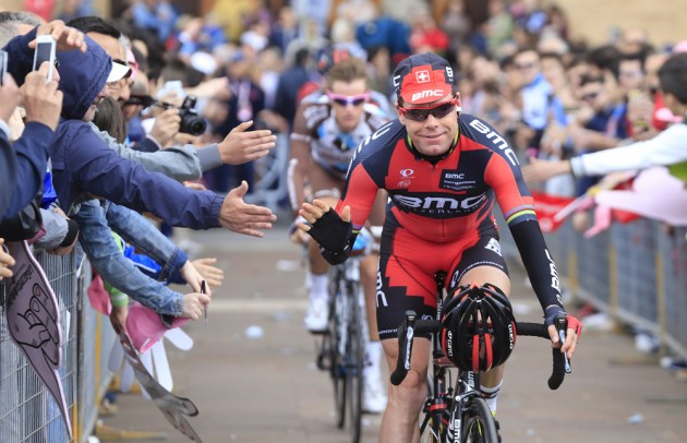 Cadel Evans on stage five of the 2014 Giro d'Italia