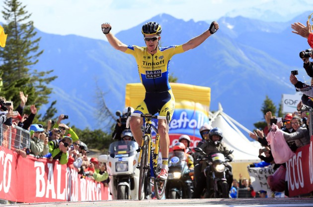 Michael Rogers wins stage twenty of the 2014 Giro d'Italia