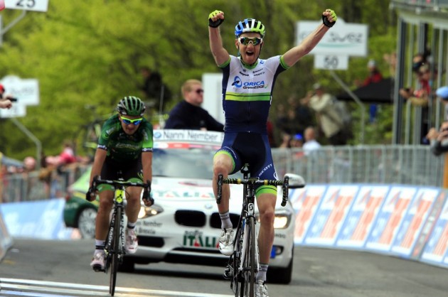 Peter Weening wins stage nine of the 2014 Giro d'Italia