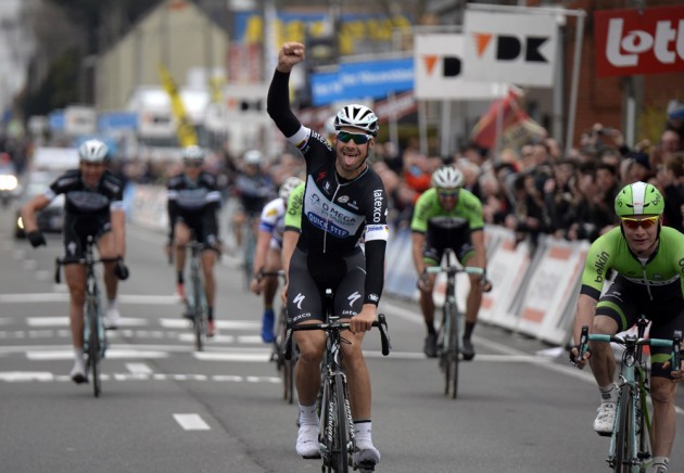 Tom Boonen wins the 2014 Kuurne-Brussels-Kuurne