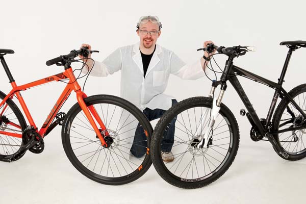 Mountain bike versus hybrid