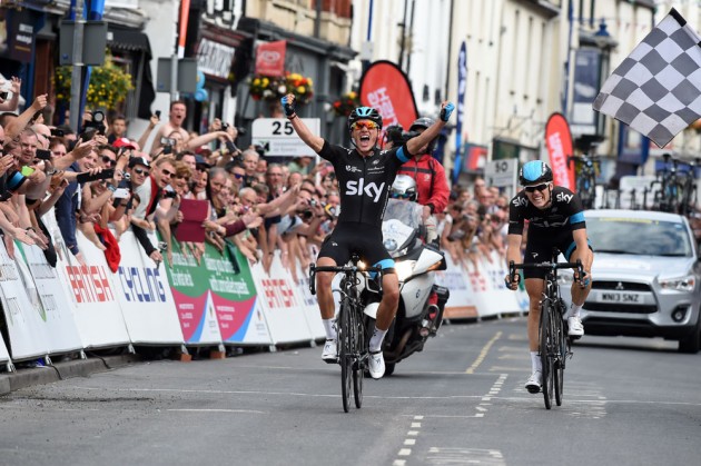 Peter Kennaugh wins British men's road race national championships 2014
